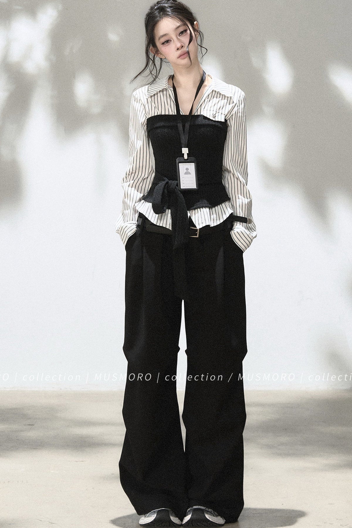 Loose Wide-Leg Trousers