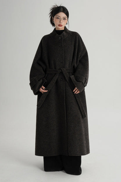 Mid-Length Double-Sided Wool Coat