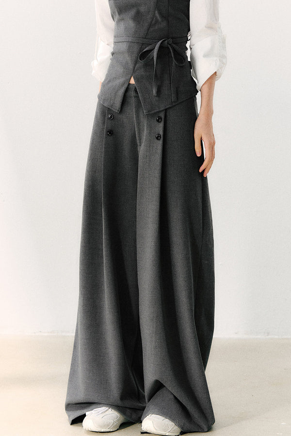 Style Drape Wide Leg Pants