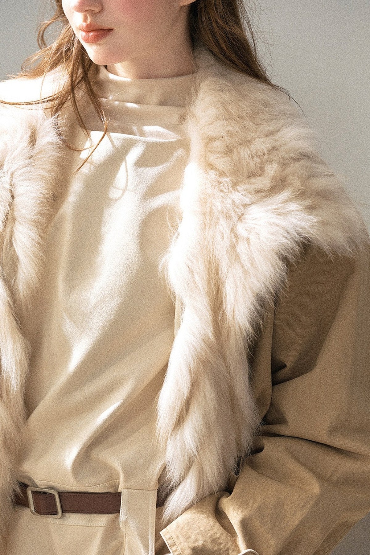 Fox Fur Collar Down Parka