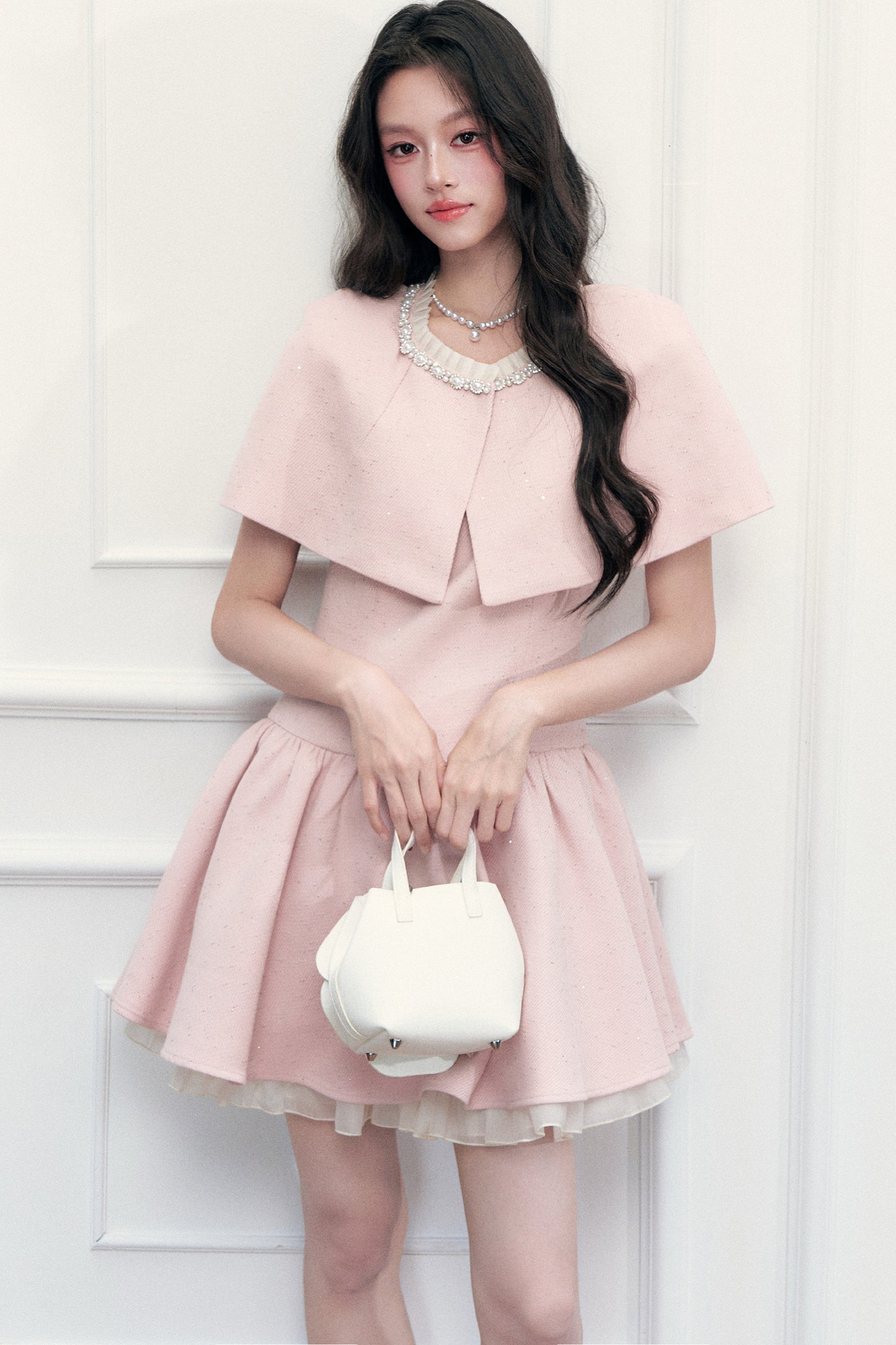 Capelet Cloak And Dress Set-Up