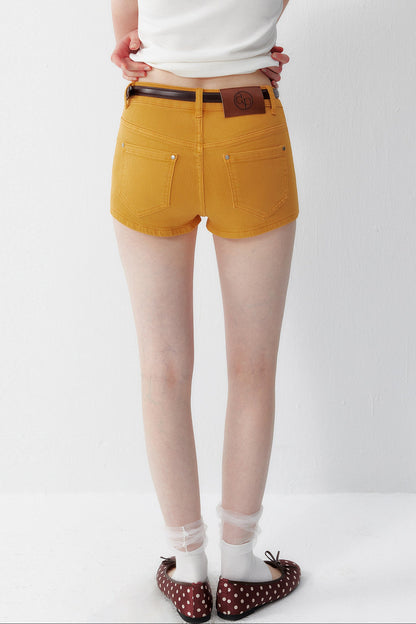 High-Waisted Denim Shorts