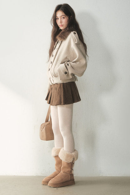 Double Breasted Wool Coat