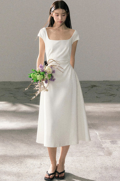 Summer Elegant Slim-Fit Versatile A-Line Dress