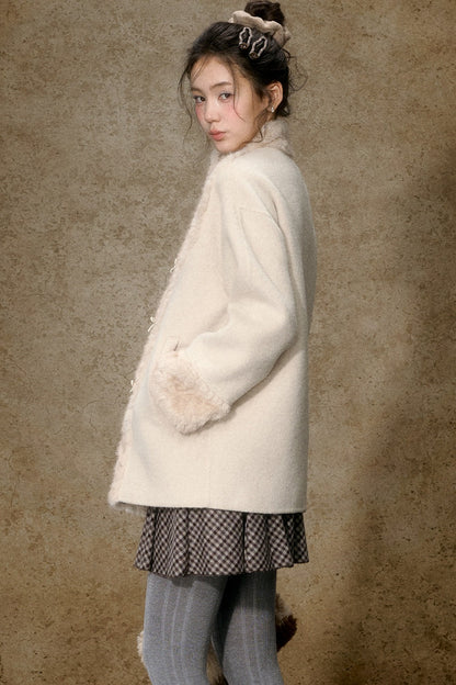 Mid-Length Double-Sided Woolen Jacket