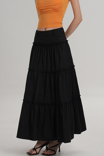 Elegant Pleated A-Line Skirt