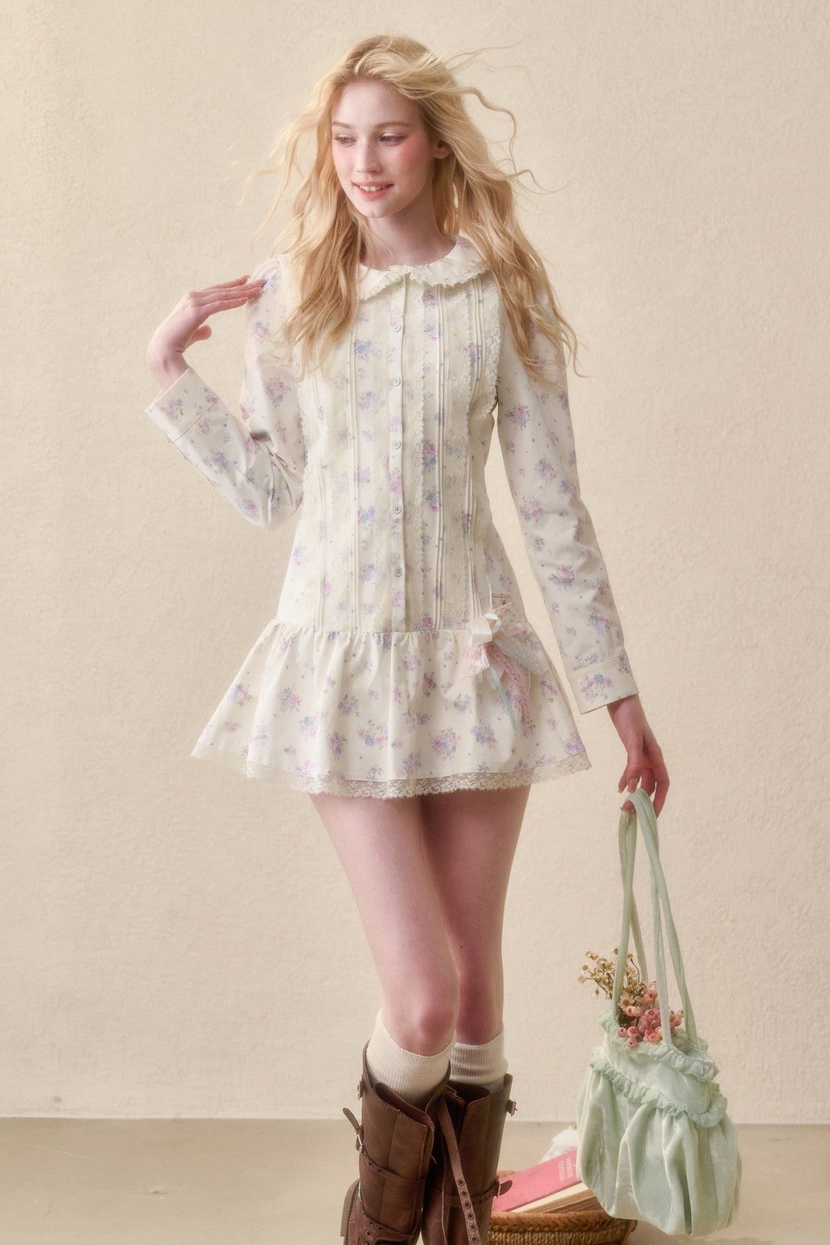 Little Jasmine Long Sleeve Dress