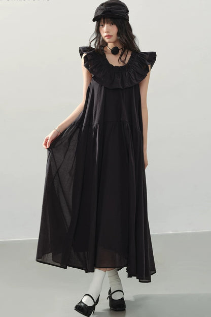 Old Dream Ruffle Dress