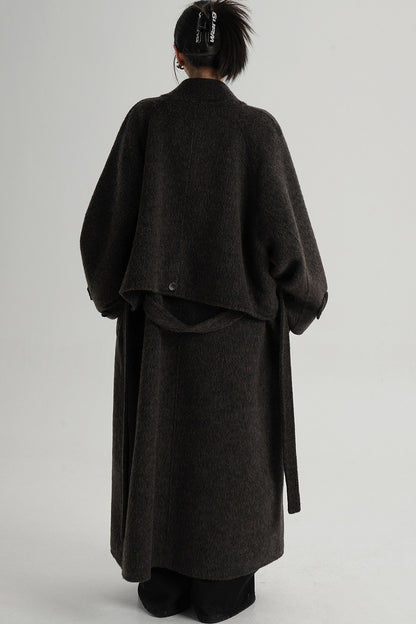 Mid-Length Double-Sided Wool Coat