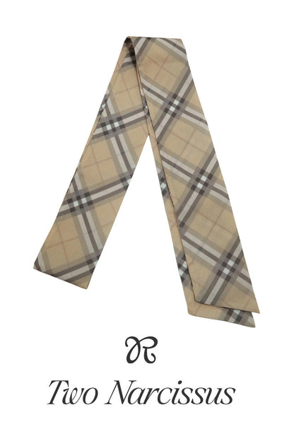 Narcissus Plaid Bow Tie