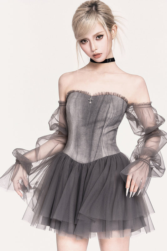 Romantic Corset Tulle Dress