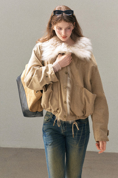 Fox Fur Collar Down Parka