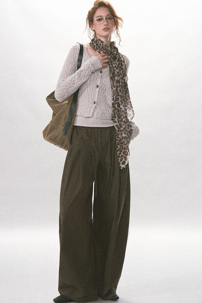 Textured Hollow-Out Knit Cardigan Jacket