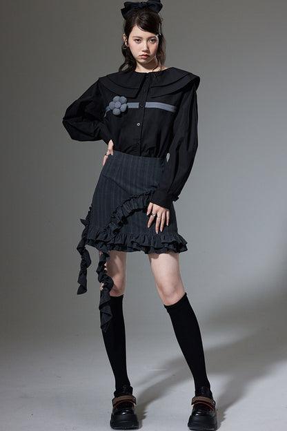 3D Floral Long Sleeve Shirt
