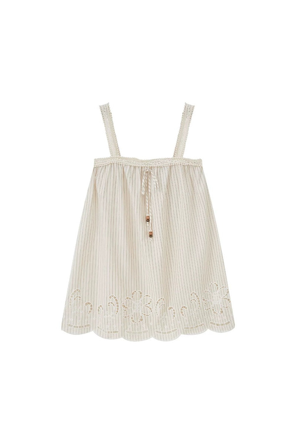 Embroidered Cutout Camisole Set