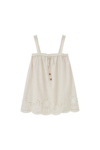 Embroidered Cutout Camisole Set