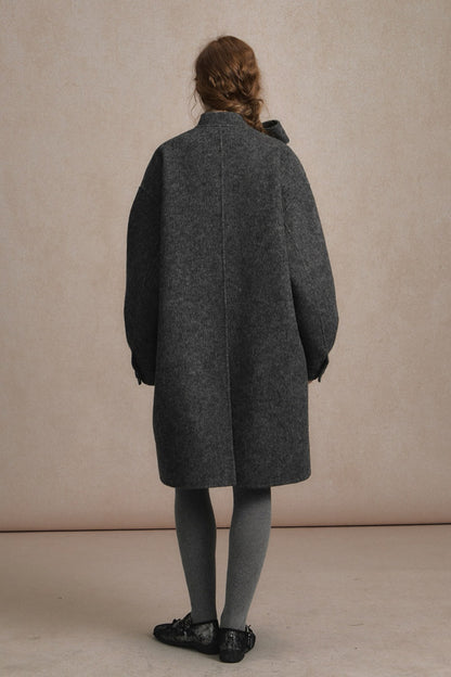 Long Double-Sided Wool Coat