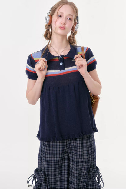 Dream Rainbow Knitted T-Shirt