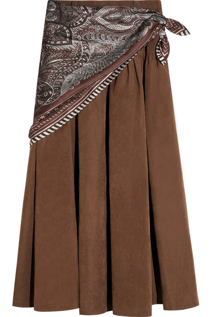 Crochet Knit Cardigan and Camisole Two-Piece With Skirt Set-Up