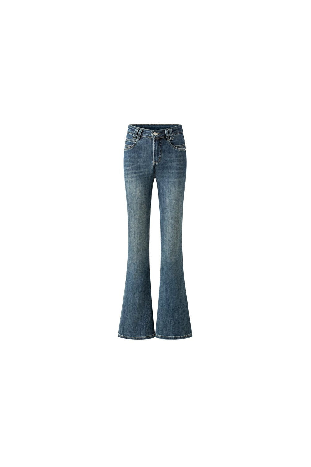 Low-Waisted Flared Pants