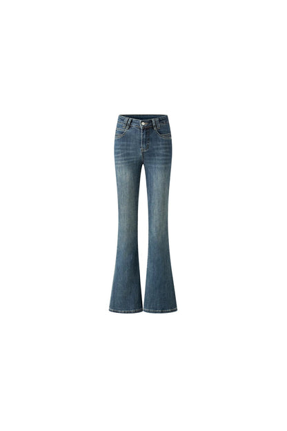Low-Waisted Flared Pants