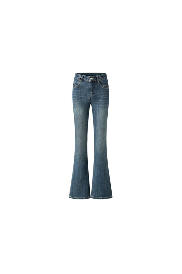 Low-Waisted Flared Pants