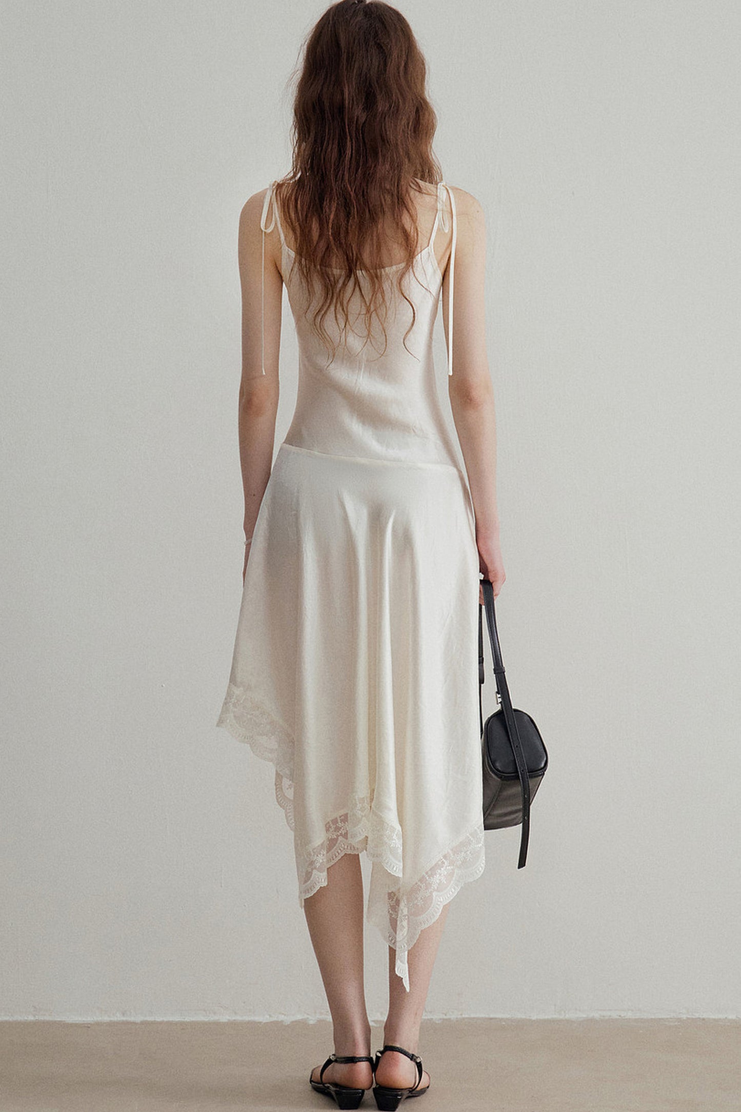 French Acetate Satin Slip Dress