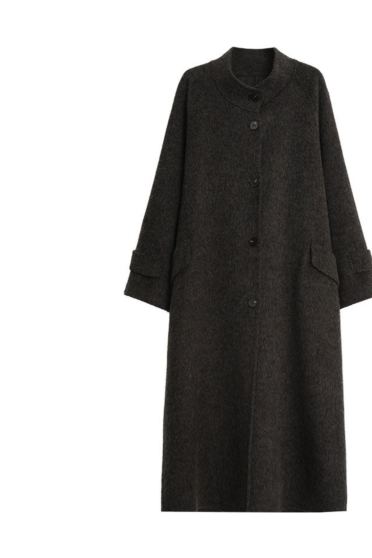 Mid-Length Double-Sided Wool Coat