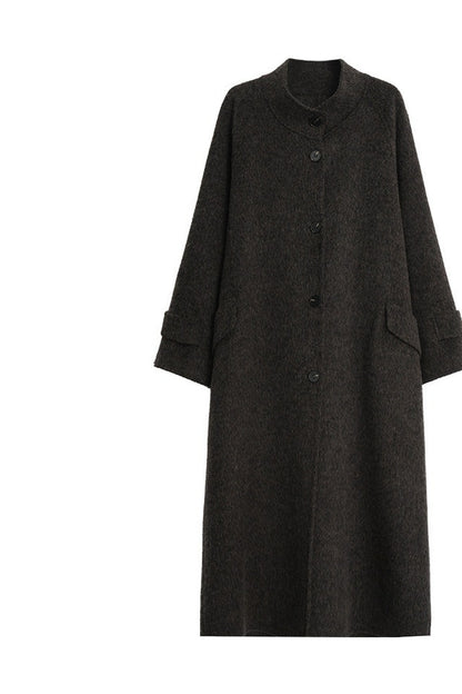 Mid-Length Double-Sided Wool Coat