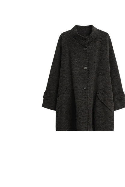 Mid-Length Double-Sided Wool Coat