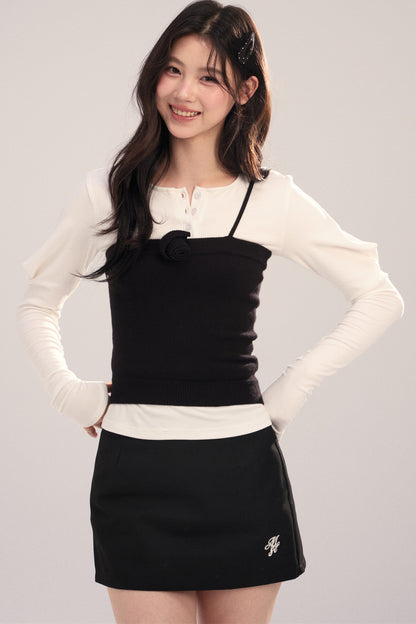 Slim Fit Knitted Vest