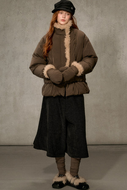 Thickened Large Fur Collar Jacket