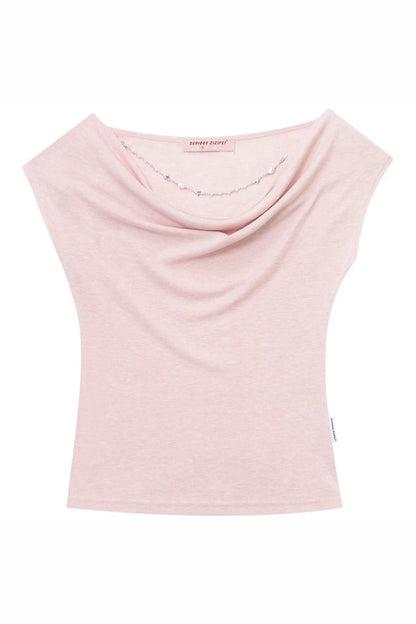 Peach Pink Chain T-Shirt