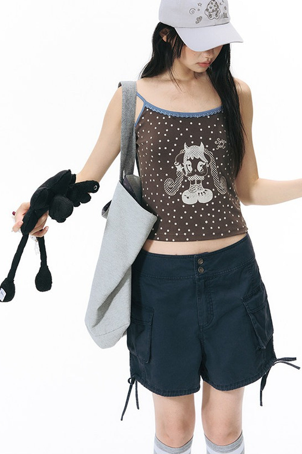 All-Over Print Color-Blocked Camisole