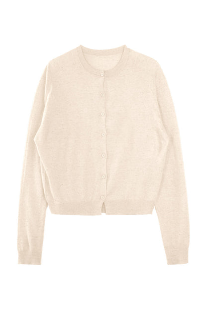Summer Thin Breathable Knit Cardigan Set-Up