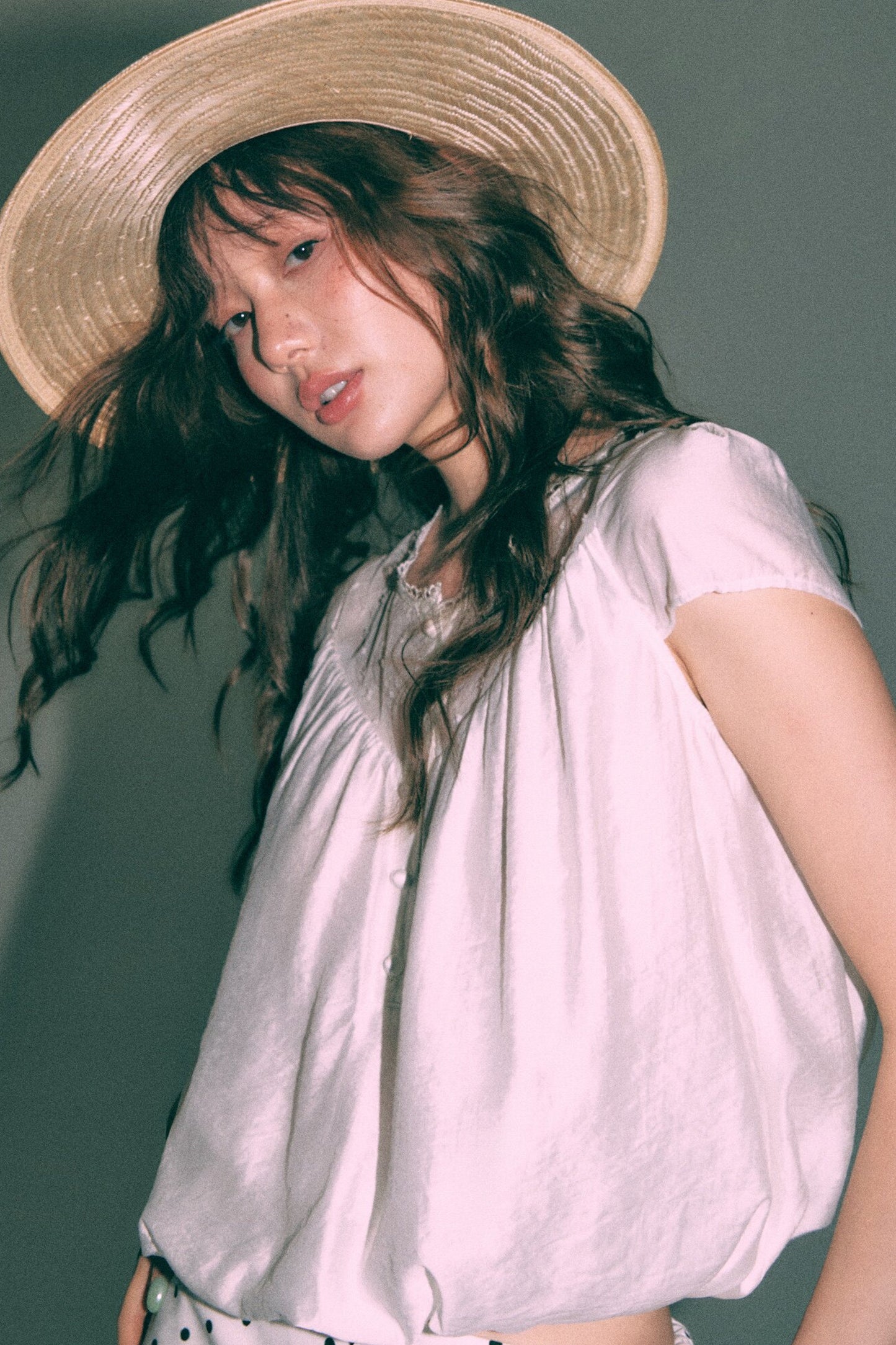 Round Neck Puffy Top