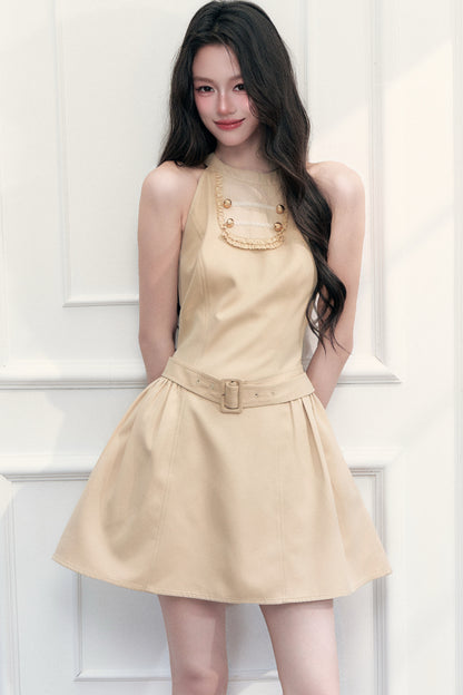 Cape Top and Halter Dress Set-Up