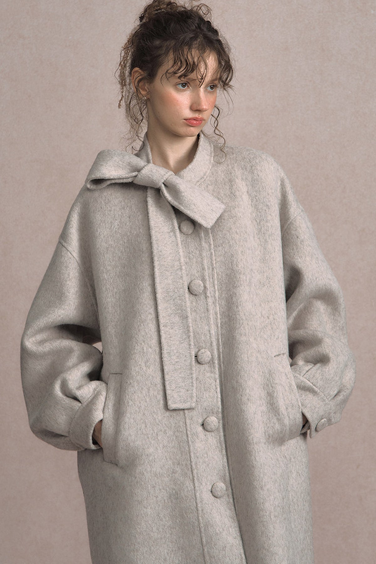 Long Double-Sided Wool Coat