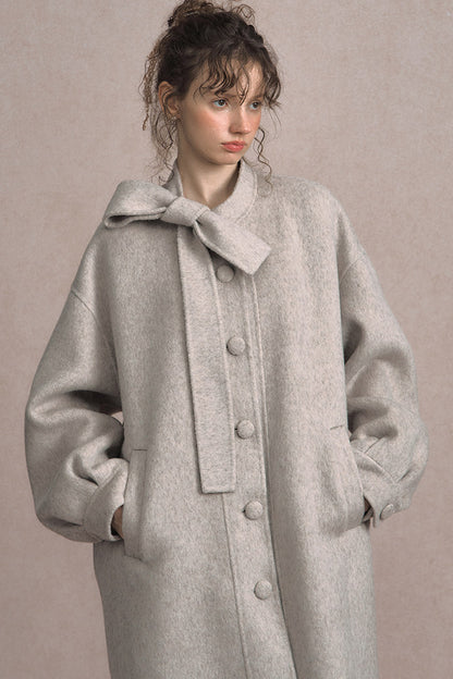 Long Double-Sided Wool Coat