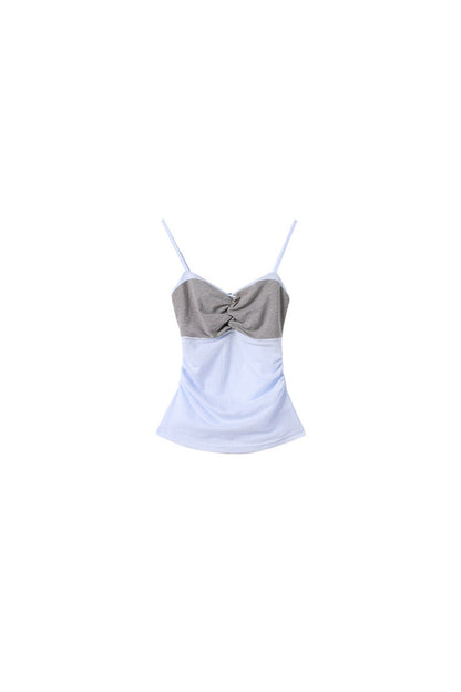Spaghetti Strap Ruched Camisole