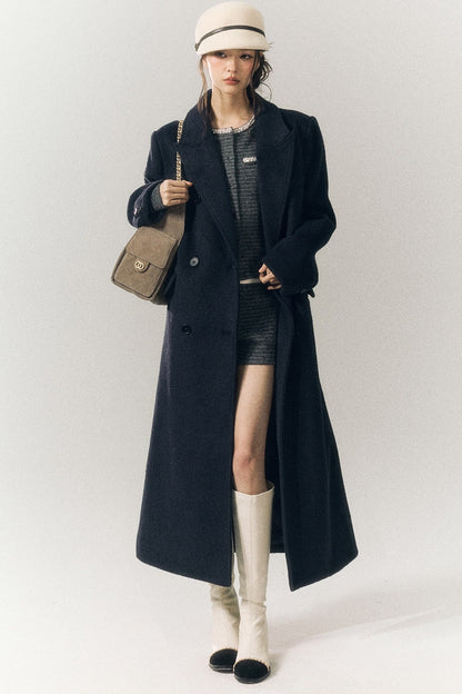 Beaded Lace-Up Wool Knit Top and Shorts and Cardigan Set-Up