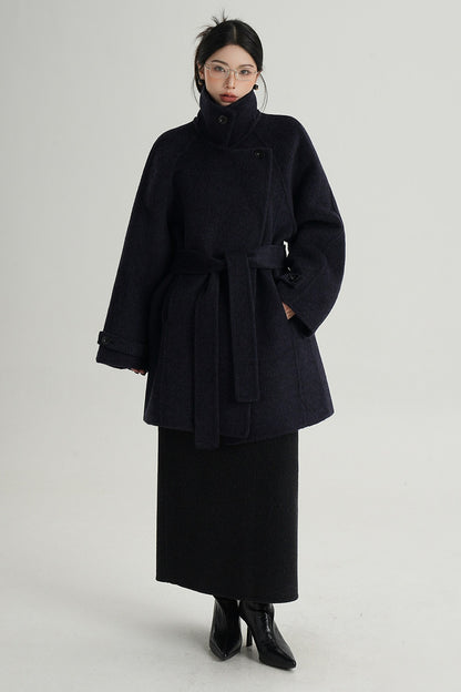 Mid-Length Double-Sided Wool Coat