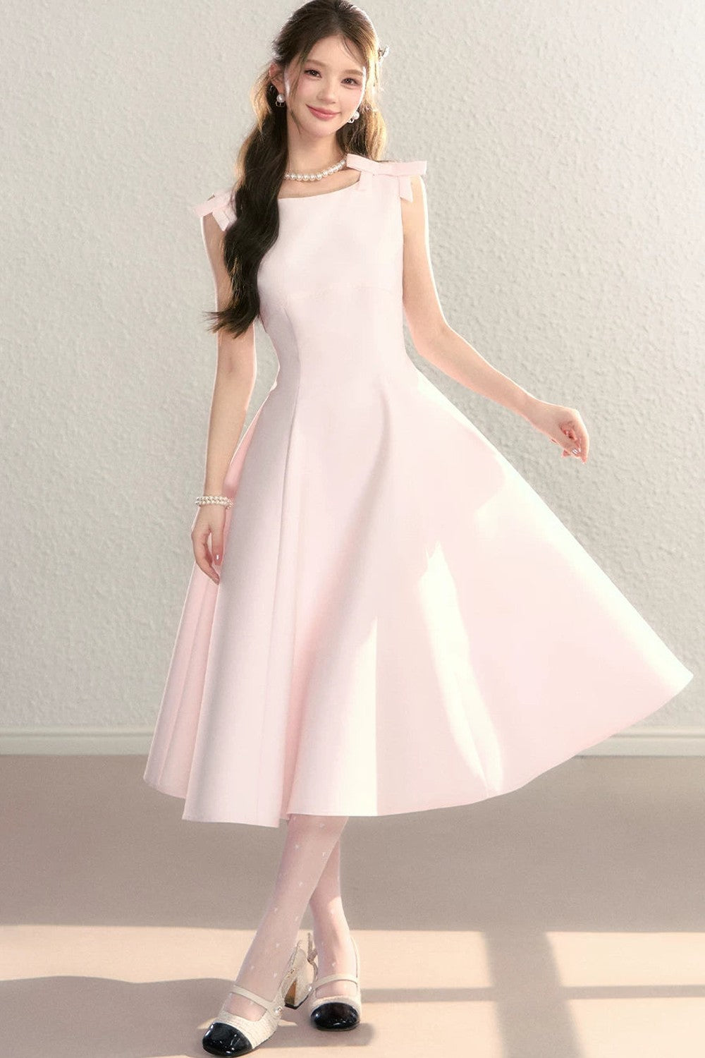 Vestido francés efecto adelgazante