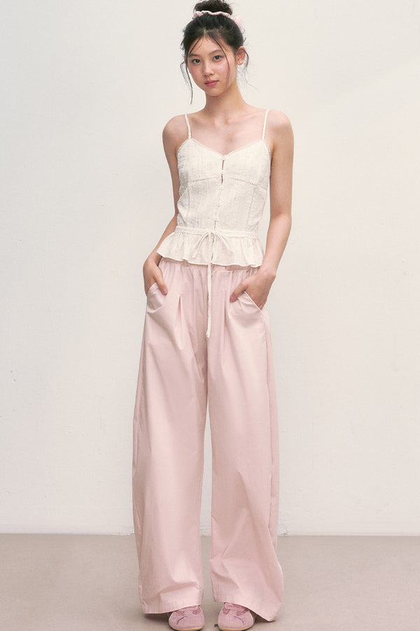 Floral Lace Camisole Top Set-Up