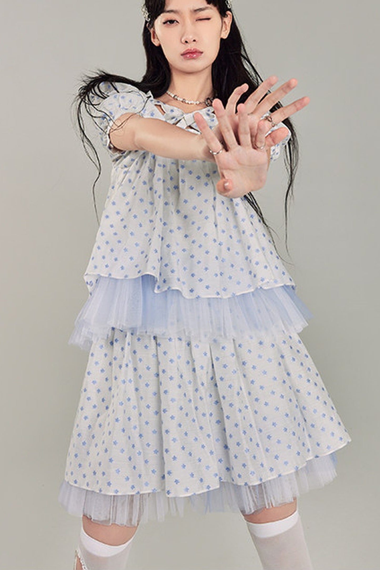 Floral Top and Skirt Set-Up