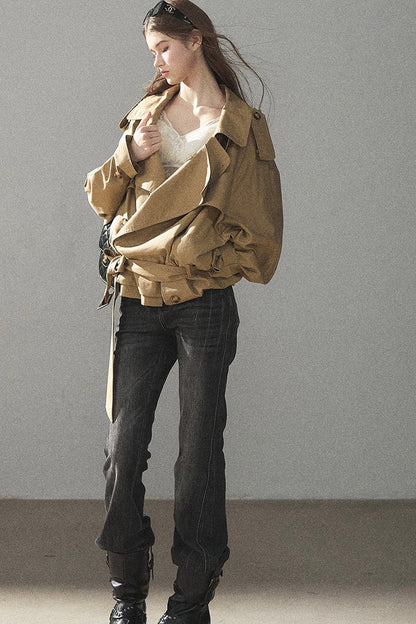 Loose Fit Trench Coat