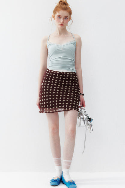 Small Wave Chiffon A-Line Skirt
