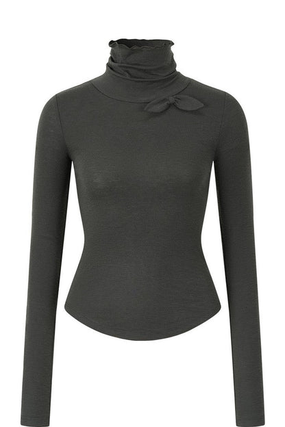 X-Line 3D Bow Tencel Wool T-Shirt