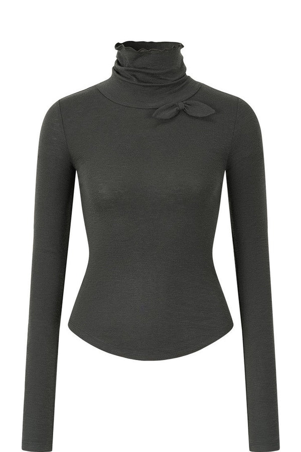 X-Line 3D Bow Tencel Wool T-Shirt