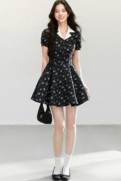 Vestido Elegante Estampado Tipo Señorita